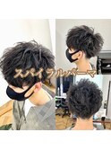 王道スパイラルパーマ