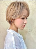 ハイトーンショートヘア　岩井スタイル