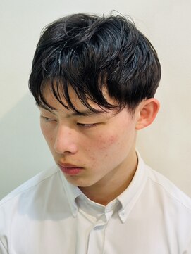 インタークロス 20代30代40代爽やかメンズ☆ビジネスショートマッシュ黒髪