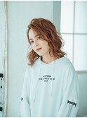 無造作ミディアムパーマ/20代/30代/40代/50代/西阿知/イオン倉敷