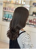 ツヤツヤアッシュブラウン透明感増し増し