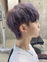 フイ 自由が丘(men's salon Hui)&nbsp;メンズ/アップバング/ツーブロックマッシュ/束感ショート波巻き