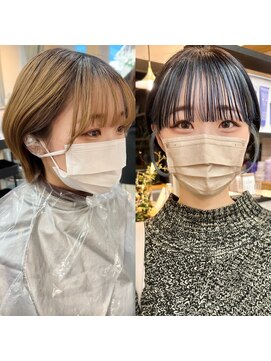 サンド 表参道(sand) 表参道ダブルカラーブリーチインナーカラー10代20代30代