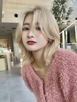 ミンクス渋谷スマートサロン(MINX shibuya smart salon)&nbsp;色気ハイトーンくびれボブ