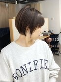 黒髪/グレーベージュ/レイヤーロング/前髪パーマ[西船橋/津田沼]