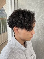 ワンズ リー 下北沢店(ONE's ly) ハイライト/マッシュパーマ/ウルフ/アッシュブラック