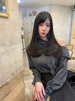 アンジェリカラボ 梅田店(ANGELICA LABO)&nbsp;髪質改善×似合わせ前髪×韓国美人っぽトレンドレイヤー〔川又〕