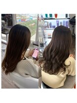 クラン ヘアーアンドスタジオ(CLAN hair & studio)&nbsp;ハイトーンエクステブリーチインナーミルクティーベージュ