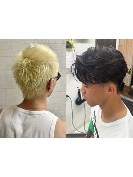 【モテ髪確定！】理想のスタイルへ導くブリーチやパーマでイメチェン☆似合わせカットで男らしさUP！