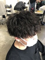 オーシャントーキョー(OCEAN TOKYO)&nbsp;メンズパーマツイスパ波巻きスパイラルマッシュセンターパート