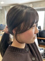 ジュール サウス 新宿南口(Joule South)&nbsp;オリーブグレージュ/レイヤー/ロング/韓国風顔周り/韓国