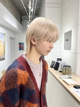 メンズペレ 渋谷(MEN'S PELE) ニュアンスパーマ/韓国マッシュ/スパイキーショート/渋谷