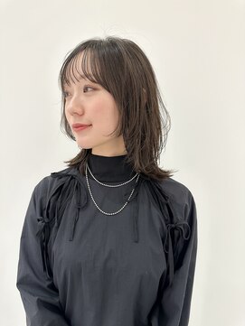 エアー 横浜(AIR) 【寺本】ミディアムヘア/黒髪/レイヤーカット