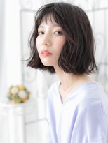 プリモカ 綾瀬(primoC)&nbsp;綾瀬/髪質改善/グレージュカラー×切りっぱなし外ハネボブa