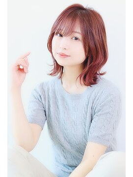 オーロ 塚口店(ORO) くびれ外ハネミディアムヘア