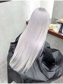 ホワイトシルバーダブルカラーケアブリーチハイトーン