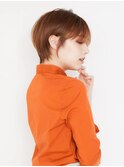 ミディアムヘア/ショコラベージュ/ボブルフ/新宿駅