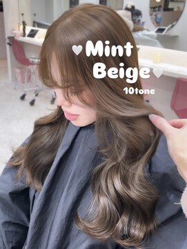 ラルム 新宿(LARME SHINJUKU) ☆10tone MINT BEIGE・透明感カラー☆