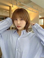 サンド 名古屋(sand)&nbsp;ヌーディーベージュくびれボブ