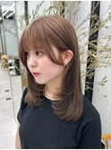 レイヤーカット/おくれ毛/顔まわりカット/前髪カット