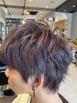 ニュートラル(NEUTRAL)&nbsp;赤メッシュショートウルフ