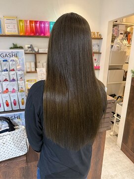 オーバルヘアー(OVAL hair) 絹髪/髪質改善カラー/艶髪ストレート/美髪/ロング