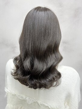ワンラヴェストヘアオルシェット 長野駅(One Lovest Hair olchette) 深みオリーブ／落ち着き大人ミディアム