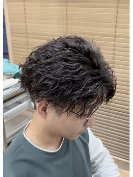 メンズギフト(men's GIFT) 刈り上げツーブロックツイストスパイラルパーマメンズマッシュ