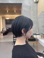 スト 静岡鷹匠(sto) 着物ヘア/大人ガーリー/ダークアッシュ/似合わせカット/静岡鷹匠