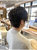 刈り上げ無しメンズショート