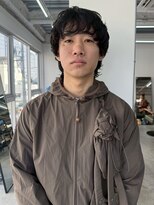 PARKiiiNG 心斎橋　ブリーチ/ダブルカラー/パーマ/メンズ【パーキング】&nbsp;ニュアンスパーマ