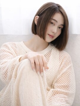 オウル(Owll) ＊大人ミニボブ前髪なし顎ラインbob＊