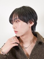 メンズサロン ガウディ 三宮店(men's salon Gaudi)&nbsp;中性シースルーマッシュウルフ