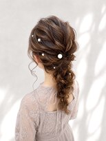 ヘアセットサロン プティ 神戸三宮(petit)&nbsp;華やかなルーズ編み下ろし