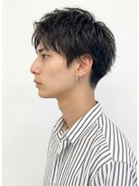 ヨシザワインク プレミアム 横浜 桜木町店(YOSHIZAWA Inc. PREMIUM)&nbsp;理容室ツイスパ刈り上げショート清潔感無造作束感スタイル
