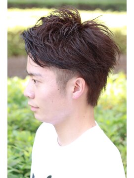 レッドネオ エビス(Redneo ebisu) アップバングツーブロックショートヘア_80