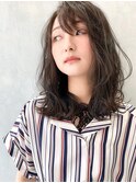 【Rough八乙女】くせ毛風Aラインパーマ×ブルネットアッシュ