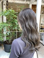 ラウブロッサム 大宮西口店(Lau Blossom)&nbsp;オリーブベージュダブルカラーブリーチ無し髪質改善大宮