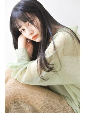 ヴィッカエコル (vicca 'ekolu) 潤ツヤ/柔らかい地毛風グレージュロング前髪あり