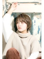 リノナ(Linona)&nbsp;【前髪ありショート】インナーカラー ケアブリーチ ベージュ