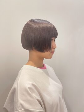 モリオフロムロンドン 松戸店(Morio from London) 【松戸 藤原】ぱっつとボブ前髪あり