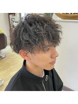 ジュエ ヘアー デザイン(Jue hair design) イケメンパーマ/黒髪ショート/ツイスパ