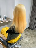 抜きっぱなしブロンド/ケアブリーチ/ハイトーンカラー