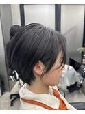 20代30代40代50代ショートカット耳かけショート前髪なしショート