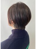 襟足スッキリタイトで魅せるショートヘア