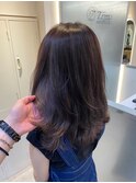 髪質改善＊ロングレイヤーグレーベージュ＊美髪【Zina船橋】