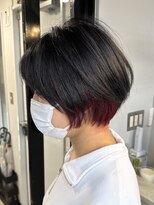 エトラ 渋谷店(etora) 大人可愛い20代30代40代前下がりショートボブ丸みショート◎