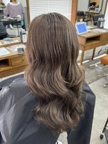 アジールヘア 北千住駅西口店(agir hair)&nbsp;ナチュラルベージュハイライト 白髪ぼかしハイライト 北千住