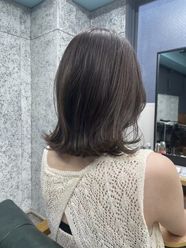 ロフティー 清澄白河(LOFTY) 外ハネ/鎖骨ボブ/ベージュカラー/髪質改善/清澄白河/錦糸町