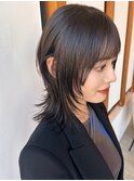 【志免】レイヤーウルフ/透明感グレージュ☆山之内